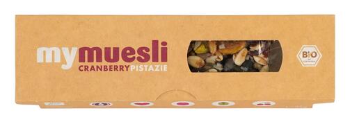 Mymuesli Müsli-Riegel Cranberry Pistazie