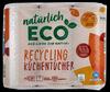 Natürlich Eco Recycling Küchentücher, 3-lagig, 3 Rollen Natürlich Eco Recycling Küchentücher, 3-lagig, 3 Rollen