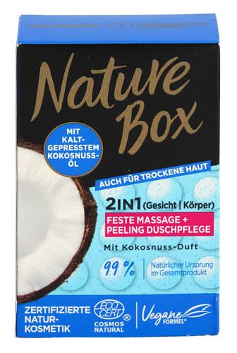 Nature Box 2in1 Feste Massage + Peeling Duschpflege