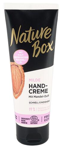 Nature Box Milde Handcreme mit Mandel-Duft