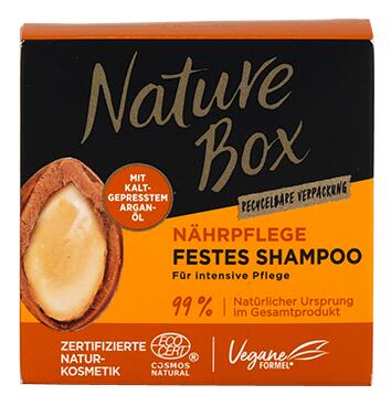 Nature Box Nährpflege Festes Shampoo mit Argan-Öl
