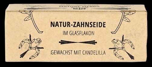 Nature Nerds Natur-Zahnseide im Glasflakon, gewachst mit Candelilla