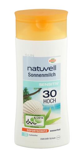 Natuvell Sonnenmilch Sensitiv 30