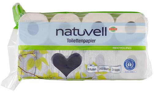 Natuvell Toilettenpapier Recycling