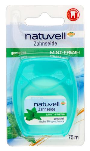 Natuvell Zahnseide Mint-Fresh, gewachst