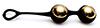 Nautime Kegel Ball, schwarz-gold