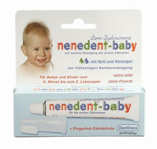 Nenedent-Baby Lern-Zahncreme ohne Fluorid Nenedent-Baby Lern-Zahncreme ohne Fluorid