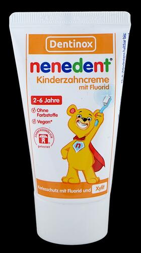 Nenedent Kinderzahncreme mit Fluorid, 2-6 Jahre