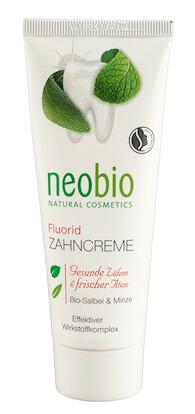 Neobio Fluorid Zahncreme Bio-Salbei & Minze