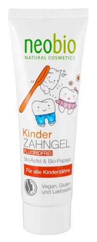 Neobio Kinderzahngel Fluoridfrei, Bio-Apfel & Bio-Papaya