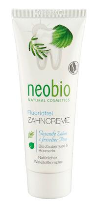 Neobio Zahncreme Fluoridfrei Bio-Zaubernuss & Rosmarin Neobio Zahncreme Fluoridfrei Bio-Zaubernuss & Rosmarin