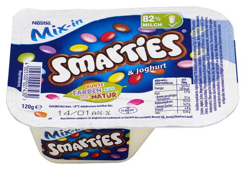 Nestlé Mix-in Smarties & Joghurt  