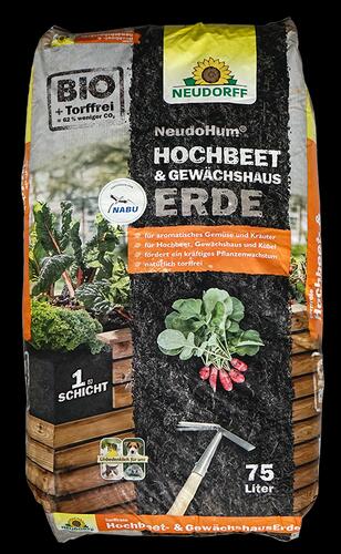 Neudorff Neudohum Hochbeet & Gewächshaus Erde, Bio
