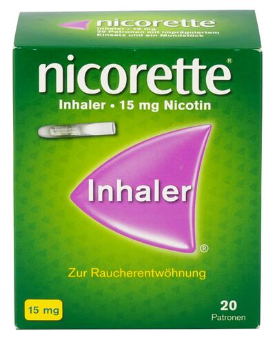 Nicorette Inhaler 15 mg Nicotin