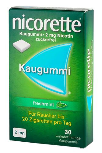 Nicorette Kaugummi Freshmint, 2 mg Nicotin