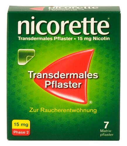 Nicorette Transdermales Pflaster 15 mg Nicotin