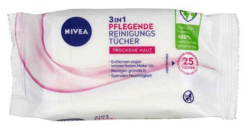 Nivea 3in1 Pflegende Reinigungstücher