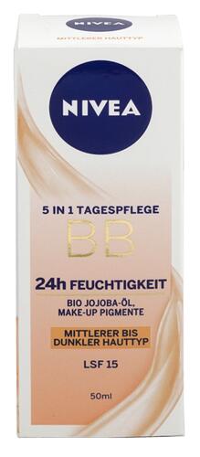 Nivea 5 in 1 Tagespflege BB LSF 15, mittel bis dunkel