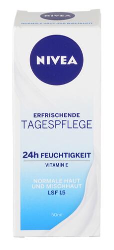 Nivea Erfrischende Tagespflege 24h Feuchtigkeit Foto NEU