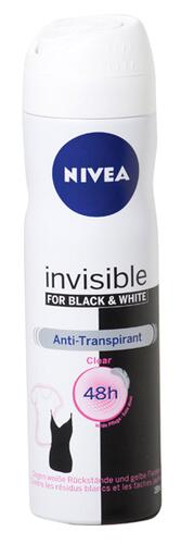 Nivea Invisible For Black & White Anti-Transpirant, Spray