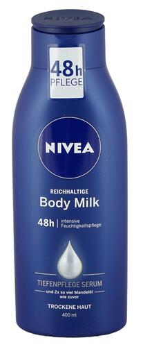 Nivea Reichhaltige Body Milk 48h, trockene Haut