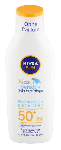 Nivea Sun Kids Sensitiv Sonnenmilch 50+, ohne Pafüm