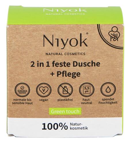Niyok 2 in 1 feste Dusche + Pflege Green touch