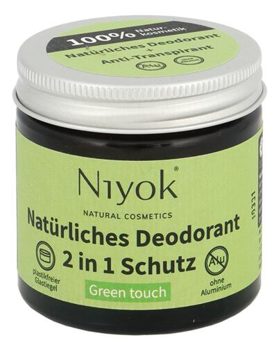 Niyok Natürliches Deodorant 2 in 1 Schutz Green touch