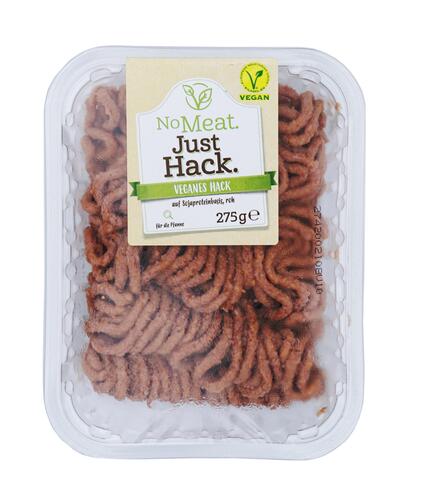 No Meat Just Hack. Veganes Hack