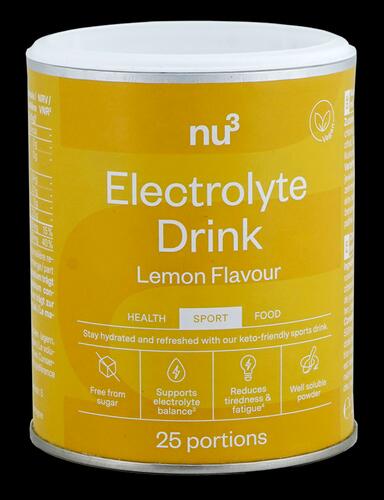 Nu3 Elektrolyte Drink Lemon Flavour, 25 Portionen, Pulver