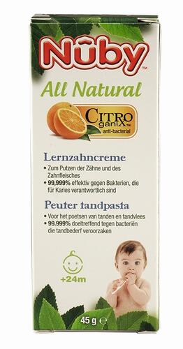Nuby All Natural Lernzahncreme Nuby All Natural Lernzahncreme