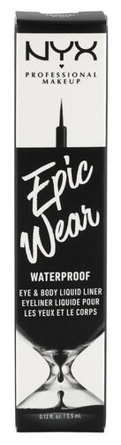 Nyx Epic Wear Waterproof Eye & Body Liquid Liner, black