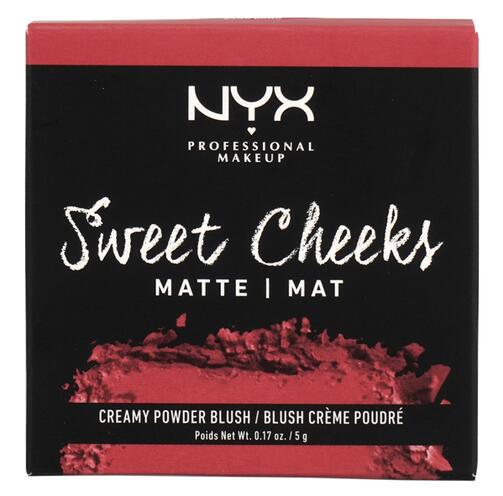 Nyx Sweet Cheeks Creamy Powder Blush Matte, 05 Bang Bang