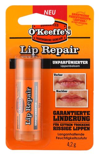 O'Keeffe's Lip Repair unparfürmierter Lippenbalsam