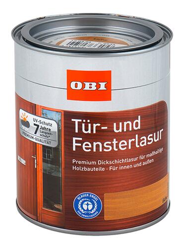 Obi Tür- und Fensterlasur, Eiche