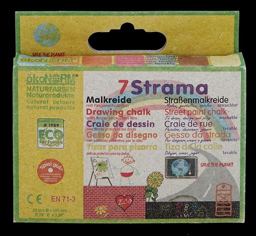 Ökonorm Straßenmalkreide, 7 Stück