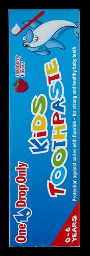 One Drop Only Kids Toothpaste Raspberry Flavour, 0-6 Jahre