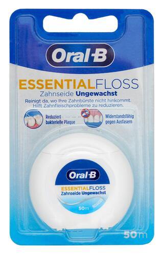 Oral-B Essential Floss Zahnseide ungewachst
