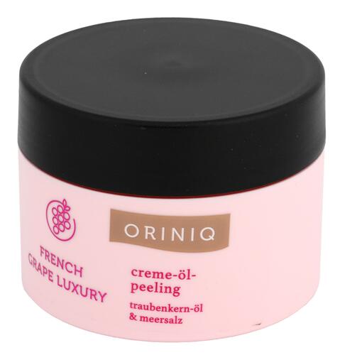 Oriniq Creme-Öl-Peeling 
Traubenkern-Öl & Meersalz