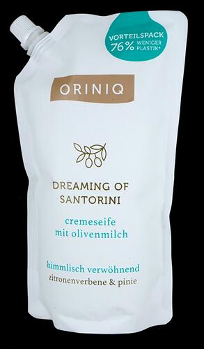 Oriniq Cremeseife Dreaming of Santorini mit Olivenmilch