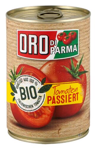Oro di Parma Bio Tomaten passiert