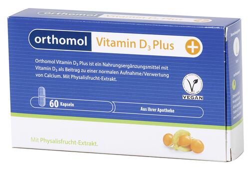 Orthomol Vitamin D3 Plus, Kapseln