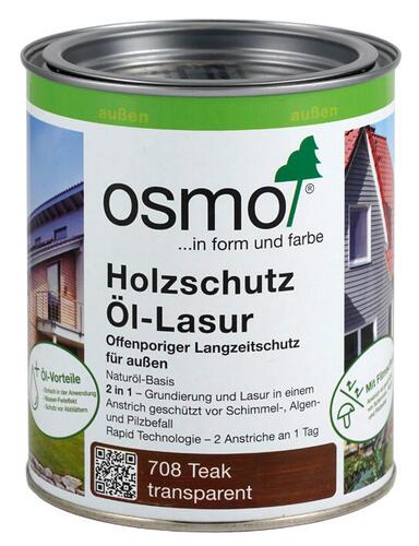 Osmo Holzschutz Öl-Lasur, 708 Teak transparent