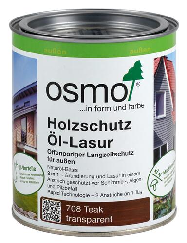 Osmo Holzschutz Öl-Lasur, 708 Teak transparent