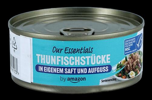Our Essentials Thunfischstücke in eigenem Saft und Aufguss by Amazon