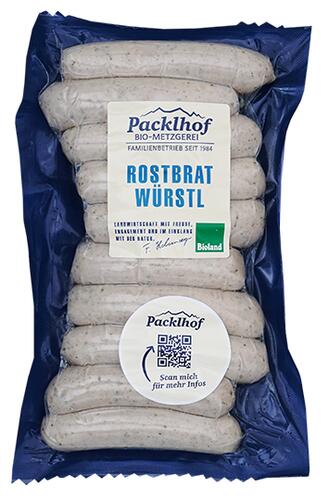 Packlhof Bio-Metzgerei Rostbrat Würstl, Bioland