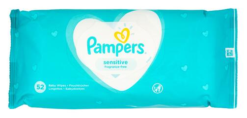 Pampers Sensitive Feuchttücher, 5er Pack