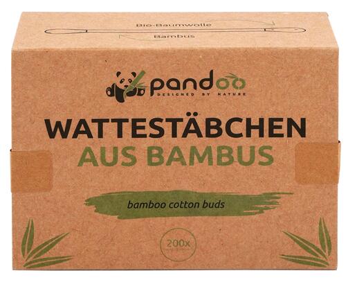 Pandoo Wattestäbchen aus Bambus