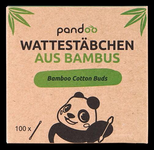 Pandoo Wattestäbchen aus Bambus