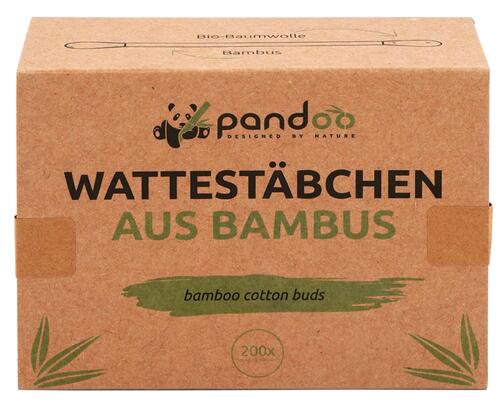 Pandoo Wattestäbchen aus Bambus Pandoo Wattestäbchen aus Bambus
